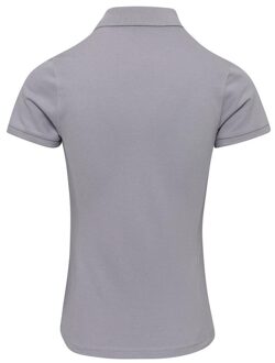 Premier Dames/Dames Coolchecker Plus Poloshirt (Zilver) - 2XL