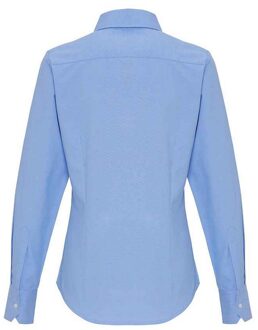 Premier Dames/Dames Gestreept Oxford Formeel Overhemd Met Lange Mouwen (Oxford Blauw) - S