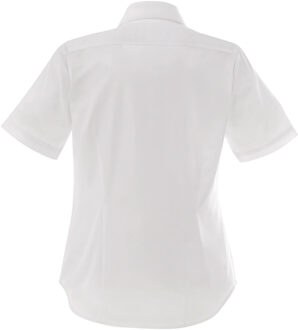 Premier Dames/Dames Handtekening Oxford Short Sleeve Work Shirt (Wit) - EU 38 / UK 10