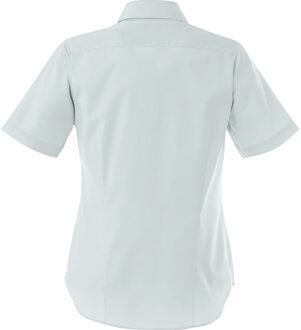 Premier Dames/Dames Handtekening Oxford Short Sleeve Work Shirt (Zilver)