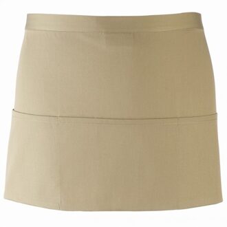 Premier Dames/Dames Kleuren 3 Zakschort / Werkkleding (Pakket van 2) (Khaki) Kaki - One Size