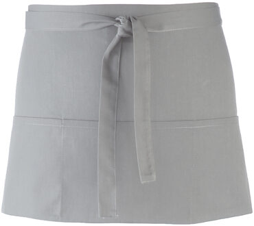 Premier Dames/Dames Kleuren 3 Zakschort / Werkkleding (Pakket van 2) (Zilver) - One Size