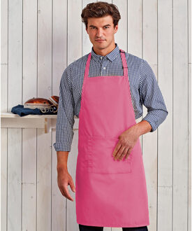 Premier Dames/Dames Kleuren Bipschort Met Zak / Werkkleding (Fuchsia) - One Size