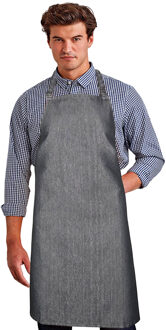 Premier Dames/Dames Kleuren Bipschort Met Zak / Werkkleding (Grijze Denim) Grijs - One Size