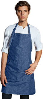 Premier Dames/Dames Kleuren Bipschort Met Zak / Werkkleding (Indigo Denim) Indigoblauw - One Size