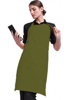 Premier Dames/Dames Kleuren Bipschort Met Zak / Werkkleding (Olijf)