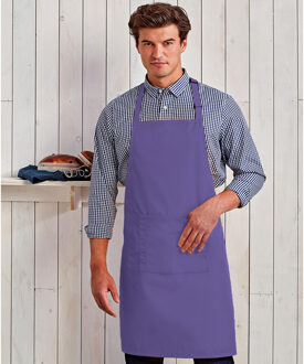 Premier Dames/Dames Kleuren Bipschort Met Zak / Werkkleding (Paars)