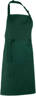 Premier Dames/Dames Kleuren Bipschort Met Zak / Werkkleding (Pakket van 2) (Fles) Groen - One Size