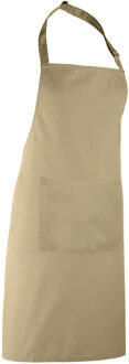 Premier Dames/Dames Kleuren Bipschort Met Zak / Werkkleding (Pakket van 2) (Khaki) Kaki