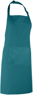 Premier Dames/Dames Kleuren Bipschort Met Zak / Werkkleding (Pakket van 2) (Teal) Groenblauw