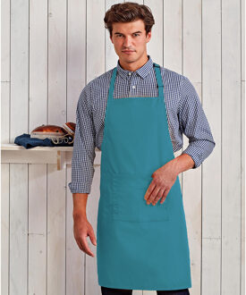 Premier Dames/Dames Kleuren Bipschort Met Zak / Werkkleding (Teal) Groenblauw