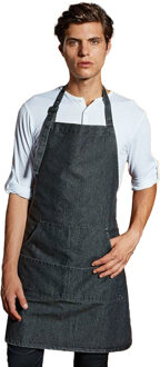 Premier Dames/Dames Kleuren Bipschort Met Zak / Werkkleding (Zwarte denim) - One Size