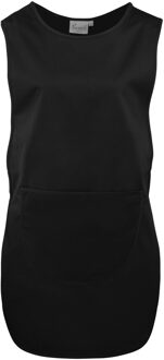 Premier Dames/Dames Lange Lengte Zak Tabberd / Werkkleding (Pakket van 2) (Zwart) - XL