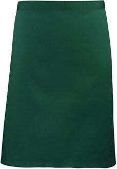 Premier Dames/Dames Mid-Length Apron (Pakket van 2) (Fles) Groen