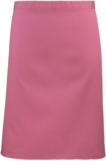 Premier Dames/Dames Mid-Length Apron (Pakket van 2) (Fuchsia) - One Size