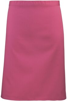 Premier Dames/Dames Mid-Length Apron (Pakket van 2) (Heet Roze) - One Size