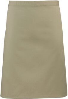 Premier Dames/Dames Mid-Length Apron (Pakket van 2) (Khaki) Kaki