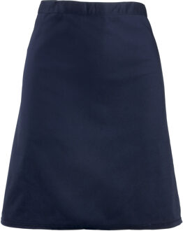Premier Dames/Dames Mid-Length Apron (Pakket van 2) (Marine) Navy