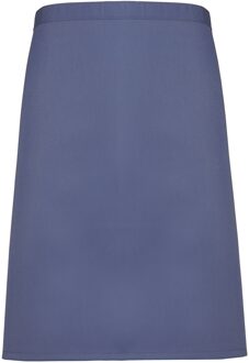 Premier Dames/Dames Mid-Length Apron (Pakket van 2) (Marineblauw)