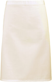 Premier Dames/Dames Mid-Length Apron (Pakket van 2) (Natuurlijk) Naturel