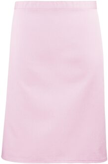 Premier Dames/Dames Mid-Length Apron (Pakket van 2) (Roze) - One Size