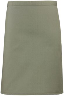 Premier Dames/Dames Mid-Length Apron (Pakket van 2) (Salie) Grijs - One Size