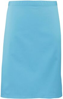 Premier Dames/Dames Mid-Length Apron (Pakket van 2) (Turquoise) - One Size