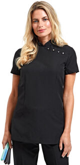Premier Dames/Dames Mika Tuniek met korte mouwen (Zwart)
