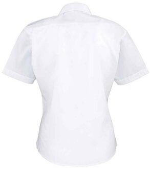 Premier Dames/Dames pilotenhemd met korte mouwen (Wit) - EU 46 / UK 18