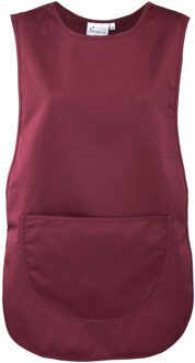 Premier Dames / Dames Pocket Tabard / Werkkleding (Pakket van 2) (Bourgondië) Bourgogne - S