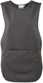 Premier Dames / Dames Pocket Tabard / Werkkleding (Pakket van 2) (Donkergrijs) - M