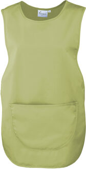 Premier Dames / Dames Pocket Tabard / Werkkleding (Pakket van 2) (Kalk) Groen - 3XL