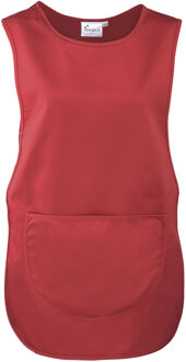 Premier Dames / Dames Pocket Tabard / Werkkleding (Pakket van 2) (Rood) - M