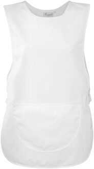 Premier Dames / Dames Pocket Tabard / Werkkleding (Pakket van 2) (Wit) - L