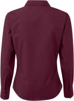 Premier Dames/Dames Popeline Blouse met Lange Mouwen (Aubergine) Paars - EU 46 / UK 18