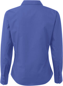 Premier Dames/Dames Popeline Blouse met Lange Mouwen (Koninklijk) Blauw - EU 38 / UK 10
