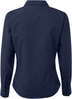 Premier Dames/Dames Popeline Blouse met Lange Mouwen (Marine) Navy - EU 52 / UK 24