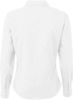 Premier Dames/Dames Popeline Blouse met Lange Mouwen (Wit) - EU 34 / UK 6
