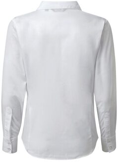 Premier Dames/Dames Popeline Blouse met Lange Mouwen (Wit) - EU 52 / UK 24