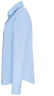 Premier Dames/Dames Popeline Stretch Shirt Met Lange Mouwen (Lichtblauw) - EU 46 / UK 18
