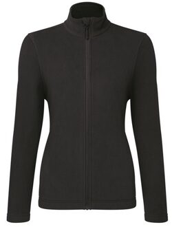 Premier Dames/Dames Recyclight Full Zip Fleecejack (Zwart) - 3XL