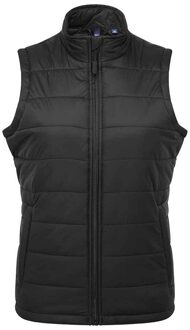 Premier Dames/Dames Recyclight Gewatteerd Gilet (Zwart)