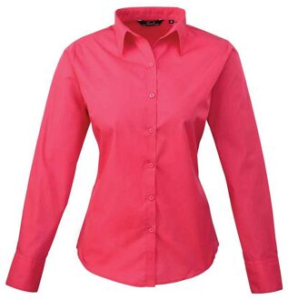 Premier Dames/Dames Shirt Met Lange Mouwen (Heet Roze) - EU 50 / UK 22
