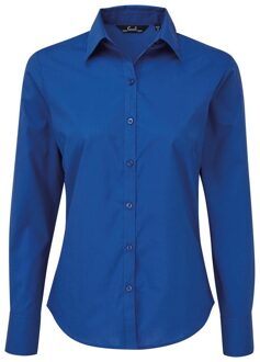 Premier Dames/Dames Shirt Met Lange Mouwen (Koningsblauw) - maat EU 34 / UK 6