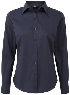 Premier Dames/Dames Shirt Met Lange Mouwen (Marine) Navy - EU 40 / UK 12