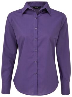 Premier Dames/Dames Shirt Met Lange Mouwen (Paars) - maat EU 52 / UK 24