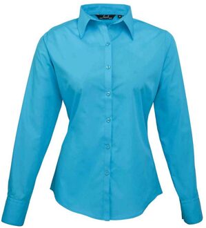 Premier Dames/Dames Shirt Met Lange Mouwen (Turquoise) - maat EU 42 / UK 14