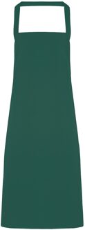 Premier Dames/Dames Slim Apron (geen Zak) / Werkkleding (Pakket van 2) (Fles) Groen - One Size