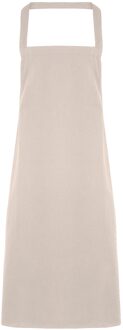 Premier Dames/Dames Slim Apron (geen Zak) / Werkkleding (Pakket van 2) (Natuurlijk) Naturel