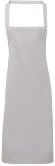 Premier Dames/Dames Slim Apron (geen Zak) / Werkkleding (Pakket van 2) (Zilvergrijs) - One Size